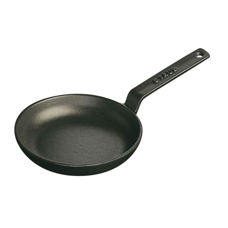 Staub Cast Iron 475inch Mini Frying Pan Matte Black Made in France