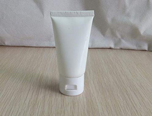 Quupy 24PCS 30ML/1oz Empty Refillable Cosmetic Squeeze Tube Bottle Containers Jars Pot With Flip Cap For Makeup Shampoo Facial Cleanser Body Cream Shower Gel Liquids Lip Gloss (White) - Image 2