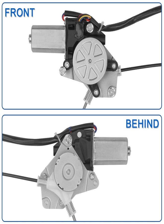 Obaee 748-129 Front Left Driver Side Power Window Regulator with Motor Compatible with Honda Pilot 2003 2004 2005 2006 2007 2008, Replace OE 72250-S9V-A01, 72250-S9V-A02 (6 Pins) - Image 5
