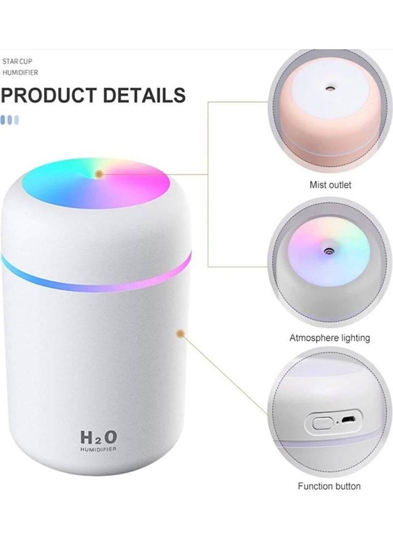 H2O Humidifier 300 ml Ultrasonic Air Humidifier Steam Machine and Aroma Diffuser - pzsku/ZDE9E1AE5CAB7889BD080Z/45/_/1730759153/d5f45702-f489-4ccc-bc4b-1e69fe07d0f2