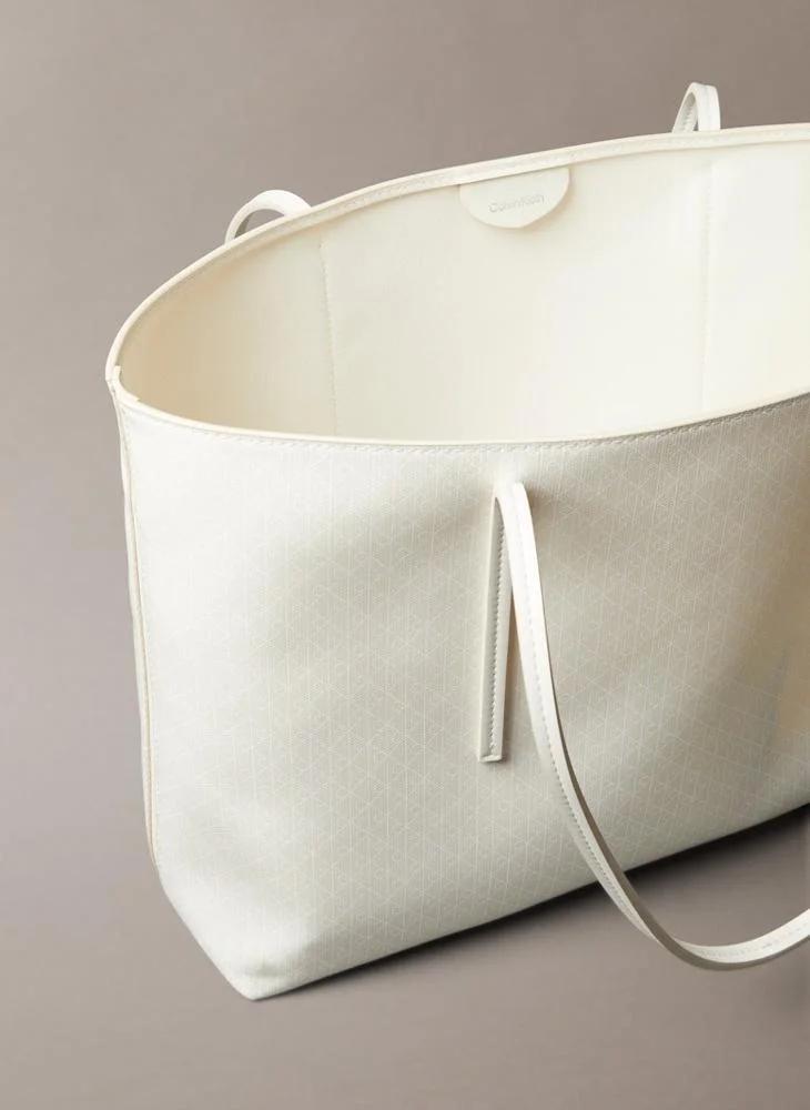 CALVIN KLEIN Aop Pouch On Strap Tote Bag