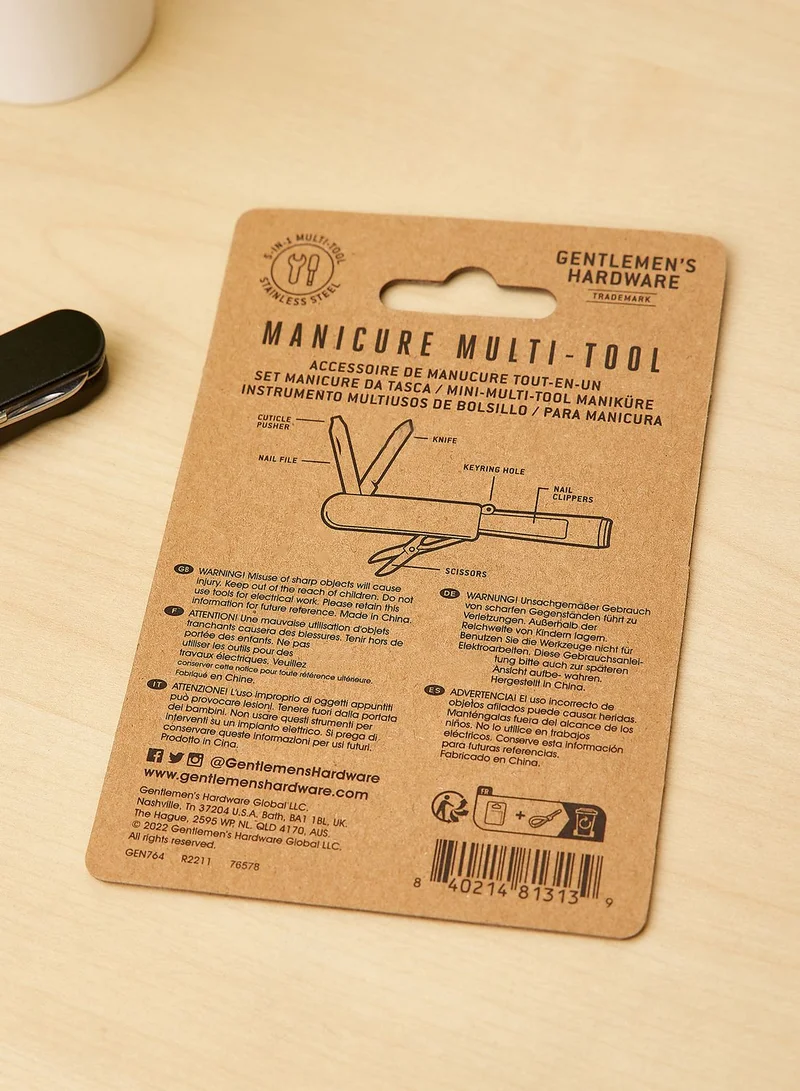 GENTLEMEN'S HARDWARE Mini Manicure Multi-Tool