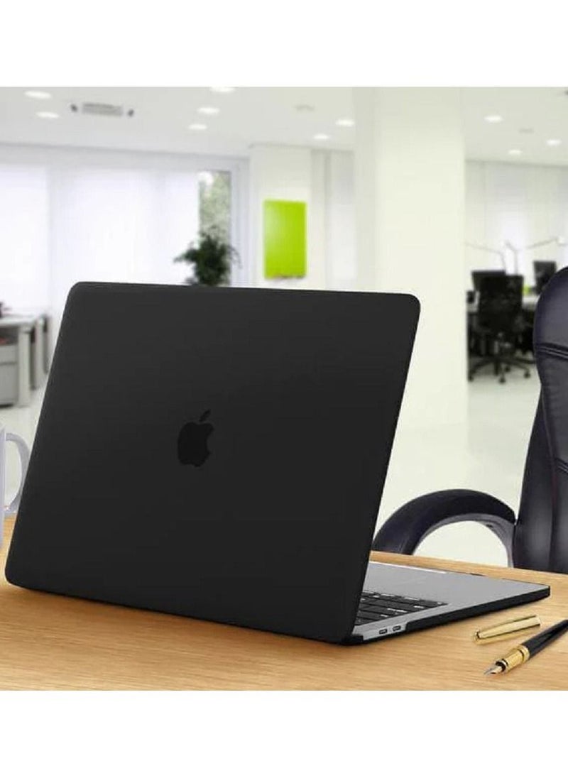 CATANES غطاء حماية لجهاز MacBook Air مقاس 13 بوصة طراز A1932 (2018) مع غطاء أمامي وخلفي صلب لجهاز الكمبيوتر المحمول باللون الأسود  - Image 5