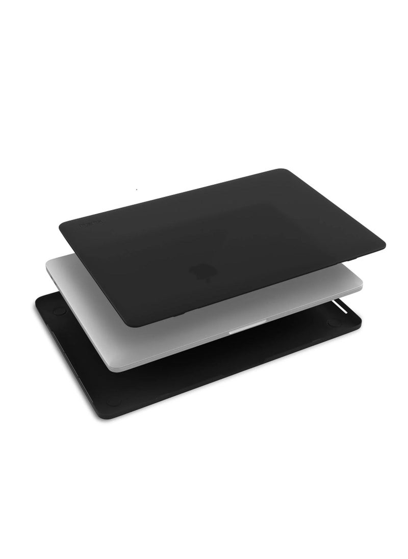CATANES غطاء حماية لجهاز MacBook Air مقاس 13 بوصة طراز A1932 (2018) مع غطاء أمامي وخلفي صلب لجهاز الكمبيوتر المحمول باللون الأسود  - Image 3