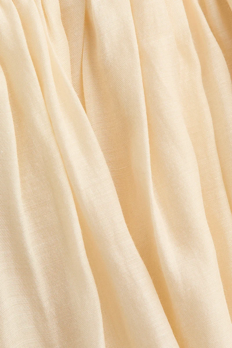 H&M Cupro-blend bubble-hem skirt