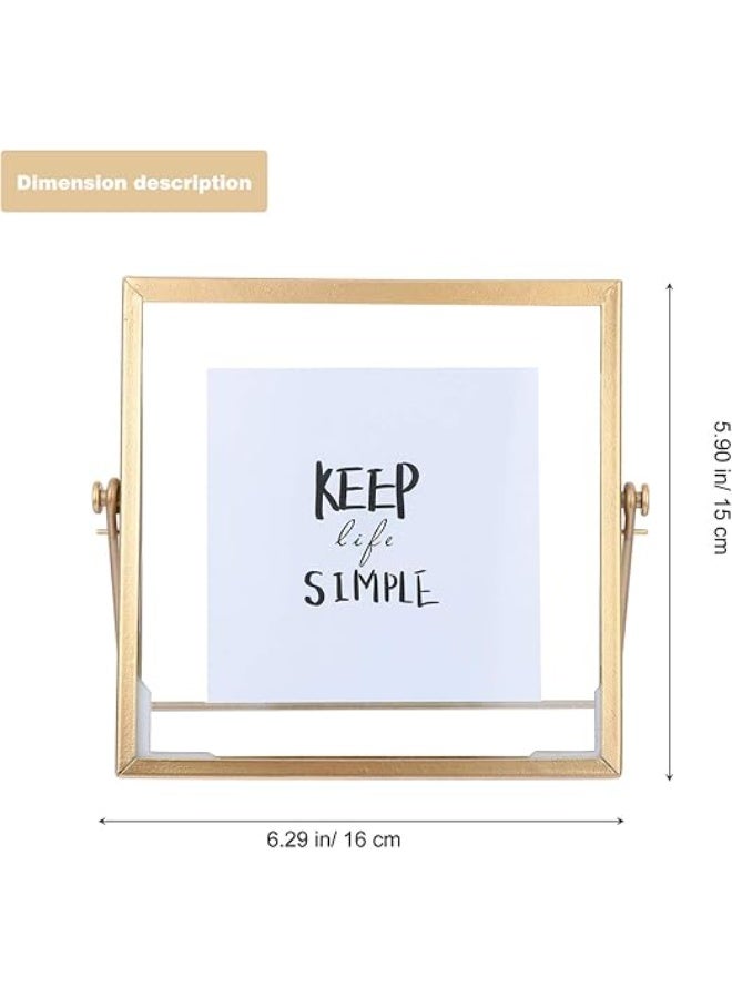 Picture Frame With Glass And Metal Frame - Image 2
