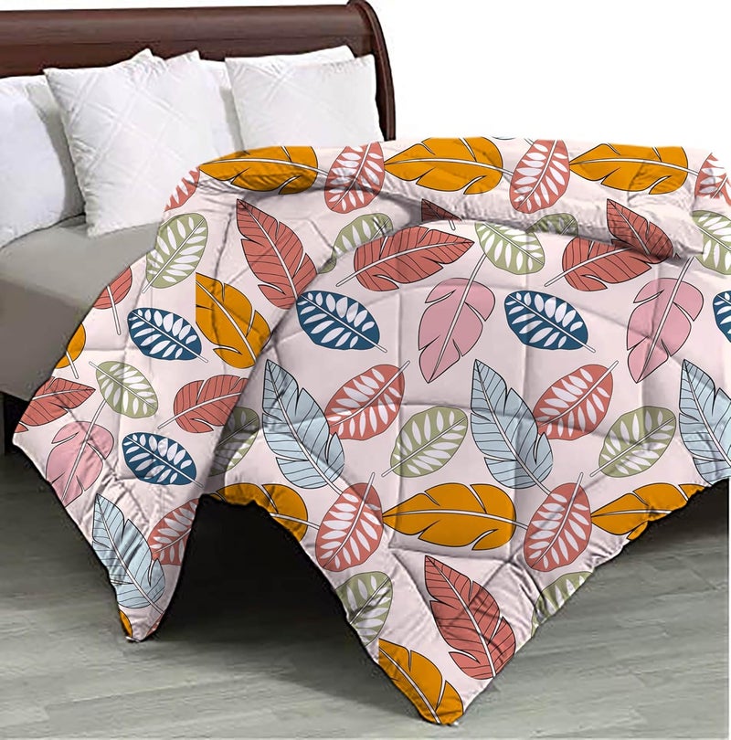 ELEGANT WEAVERS ELEGANT WEAVERS Microfiber Printed AC ComforterBlanket for Double Bed Ultra Soft Flower Print All Weather Comforter Multicolor 120 GSM Filling 120 GSM Outer Shell 90 x 100 inches  - Image 2