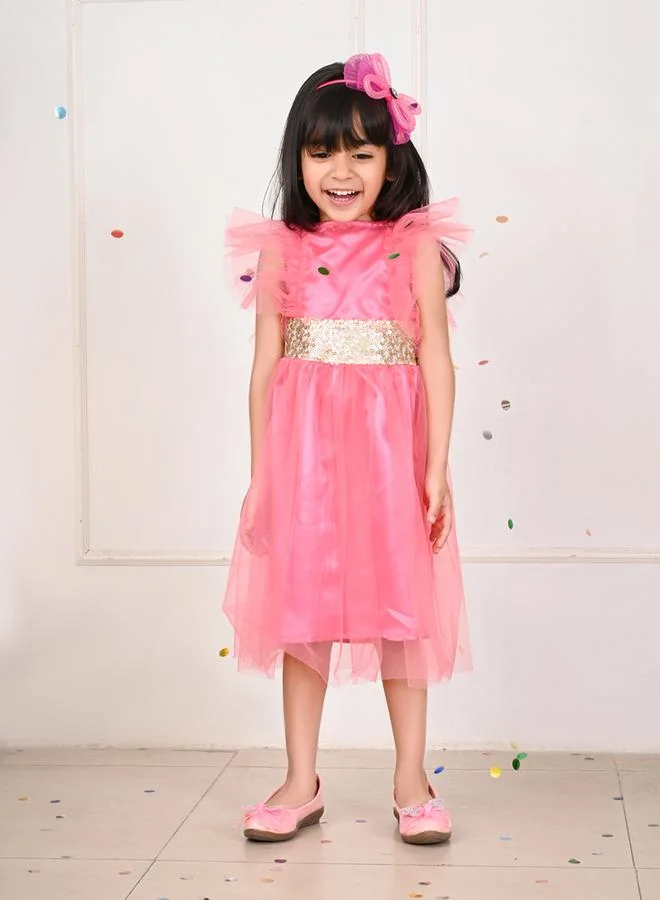 LILPICKS Ruffled Party Dress