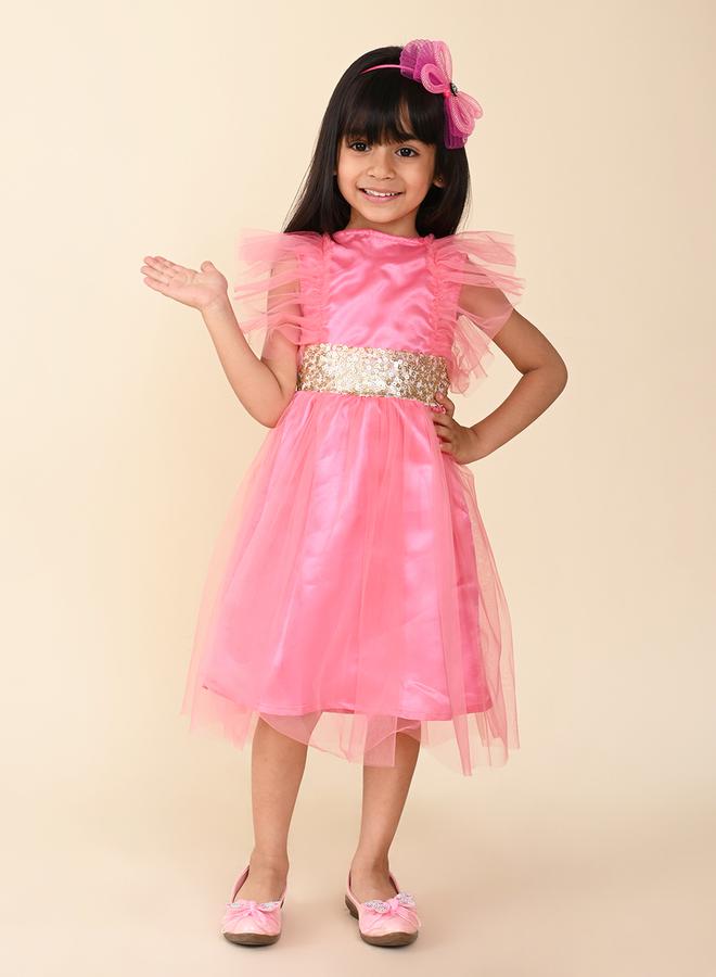 ليل بيكس فستان سهرة بكشكش - Image 2