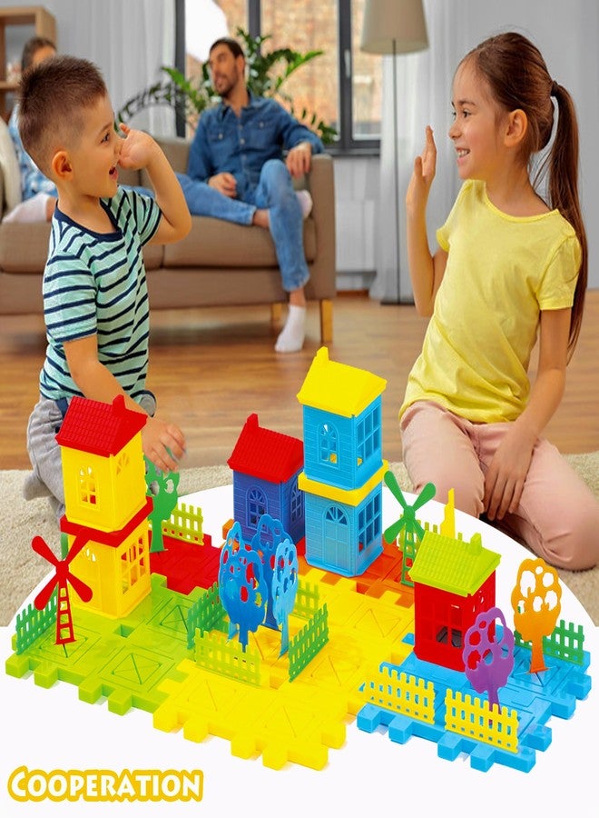 KUTOI Waffle Blocks for Kids- 98 Piece Toddler Building Blocks -Excllent Interlocking Toys - Brightly Colored Toy Building Sets,House Toys and Games,Large Building Sets for Kids of All Ages - Image 5