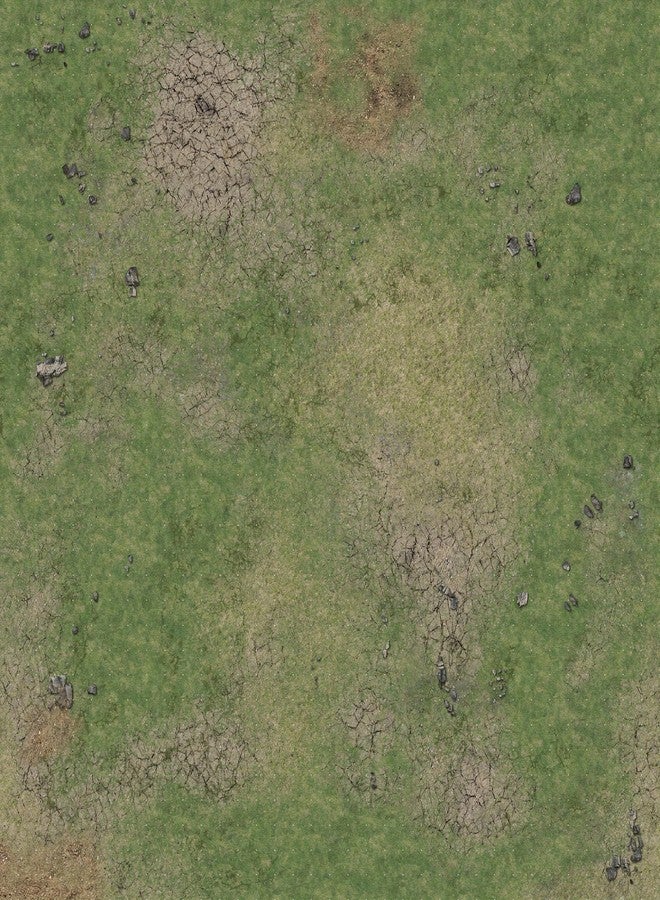 Battle Systems Grassy Fields Gaming Mat 3x3 - Grid - Image 2