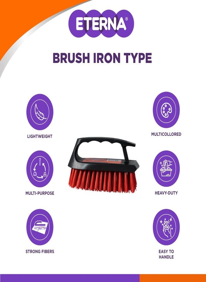 ETERNA Multipurpose Scrub Brush, Heavy Duty All Purpose Scrub Brush for Cleaning Bathroom, Shower, Decks, Floor, Tile, Grout and Concrete (1 Unit Included) - Image 2