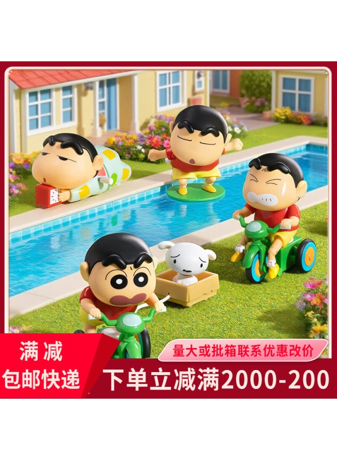 Trendy Toy Figure Migo Little Happy Ghost Pairing Blind Box Creative Desktop Cartoon Decoration