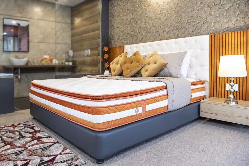 UNILUXX UNILUXX 7TH Zone Oregano Ultra Soft and Multi Layered Mattress for HomeWhite 78x60x225MM  - Image 2