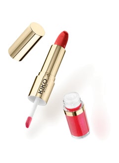 KIKO MILANO Holiday Wonderlights Festive Duo Lipstick And Gloss Fancy Red  - Image 3