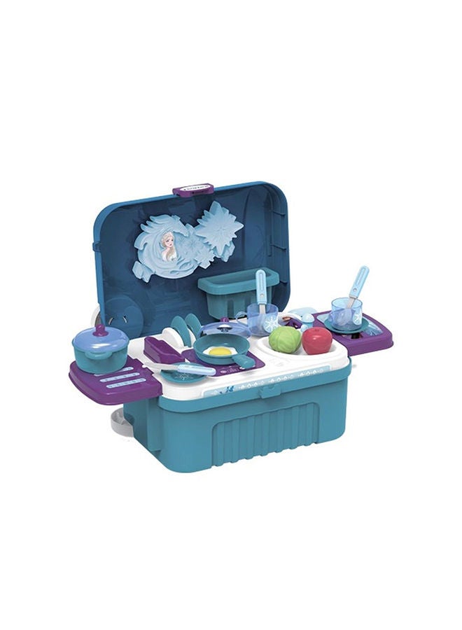 Disney FROZEN Kitchen Trolley Case 3-in-1 – Portable Cooking Playset with Accessories - Image 3