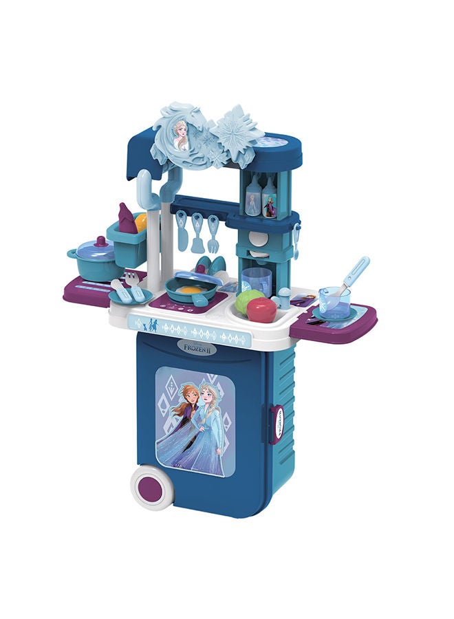 Disney FROZEN Kitchen Trolley Case 3-in-1 – Portable Cooking Playset with Accessories - Image 2