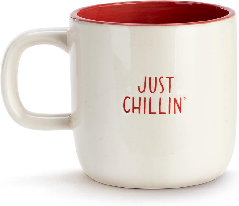 DEMDACO Just Chillin Penguin 16 ounce Stoneware Christmas Mug - Image 2