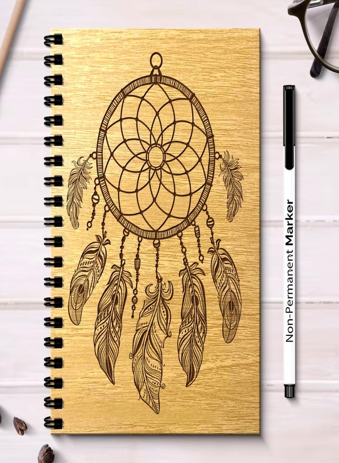 Plan To Gift A5 Reusable Notebook (Wooden Engraved / 400 GSM Reusable - 100 GSM Normal Paper / 2 Reusable - 50 Normal Sheets) Notepad for Students Reusable Diary With Pen - Image 1