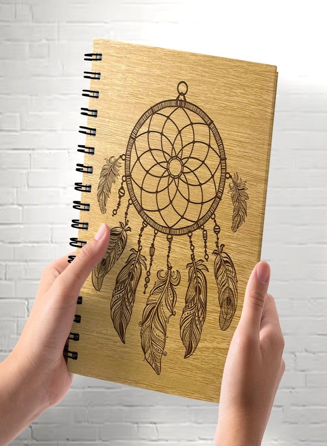 Plan To Gift A5 Reusable Notebook (Wooden Engraved / 400 GSM Reusable - 100 GSM Normal Paper / 2 Reusable - 50 Normal Sheets) Notepad for Students Reusable Diary With Pen - Image 5