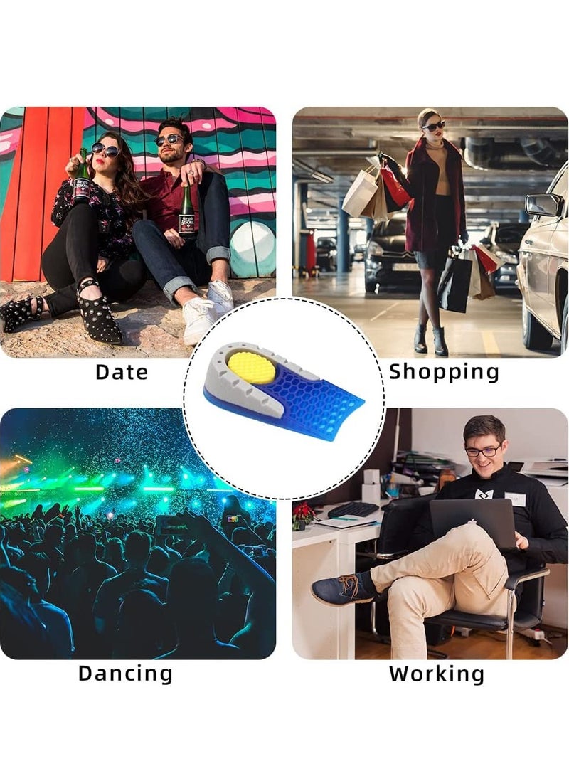 SOLARAE Height Increase Insoles Shoe Lifts for Men Women, Shoe Insoles Heel Inserts for Heel Sore and Leg Length Discrepancies, Air Cushion Heel Inserts 1 Pair - Image 5