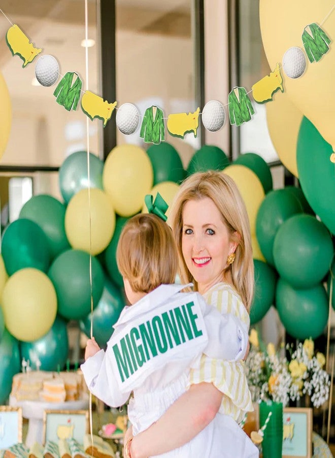 بيديد لافتة عيد ميلاد بطابع الجولف - زينة حفلة عيد الميلاد الأول للجولف، لافتة حفلة "ضربة واحدة"، لافتة "ضربة واحدة" للسنة الأولى - Image 4