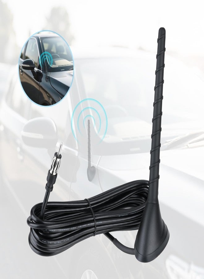 Superbat Universal Car Radio Antenna Roof Mount FM AM Stereo Antenna Replacement Aerial for Vehicle Truck SUV Marine Boat Radio Stereo Head Unit Receiver - Image 3