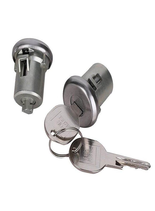 KanSmart C10 Door Lock Cylinder for Chevy C10 C20 C30 Blazer K10 K5 Silverado GMC Sierra 1500 2500 3500 Jimmy Suburban Savana Buick Regal Lesabre Skylark Apollo Pontiac Truck Van Door Locks Cylinder Kit w/Keys - Image 3