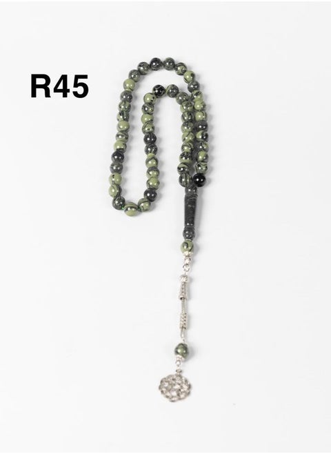 Men's rosary, size 10 ml, number of beads 51, model R45