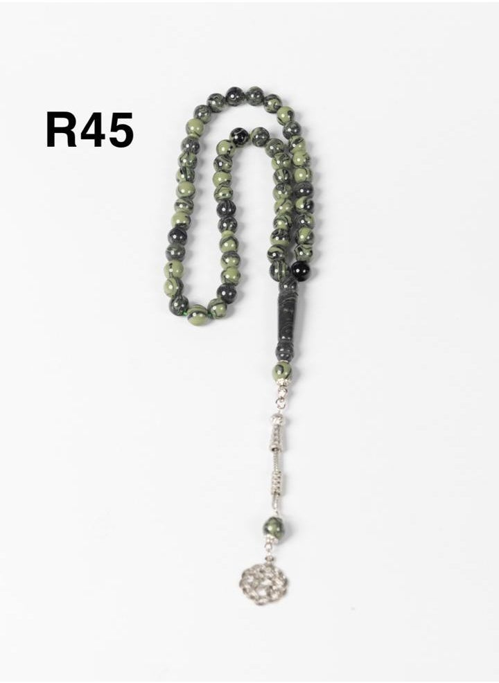 Men's rosary, size 10 ml, number of beads 51, model R45