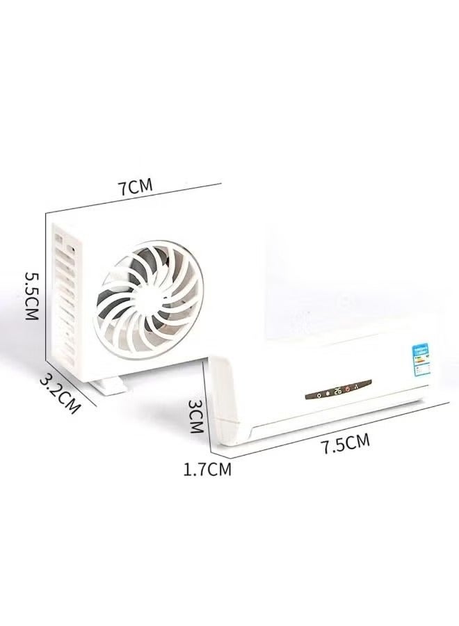 ACLIX Mini Car Solar Powered Air Freshener with Air Conditioner Appearance Lasting Fragrance - Image 4