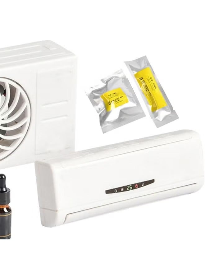 ACLIX Mini Car Solar Powered Air Freshener with Air Conditioner Appearance Lasting Fragrance - Image 3