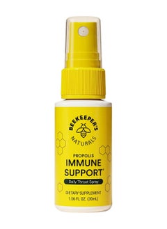 Beekeeper's Naturals Beekeeper's Naturals Spray 95% Bee Propolis Extract-Natural Immune Support & Sore Throat Relief Antioxidants, Keto, Paleo, Gluten-Free, 1.06 Fl Oz (Pack of 1), White  - Image 1