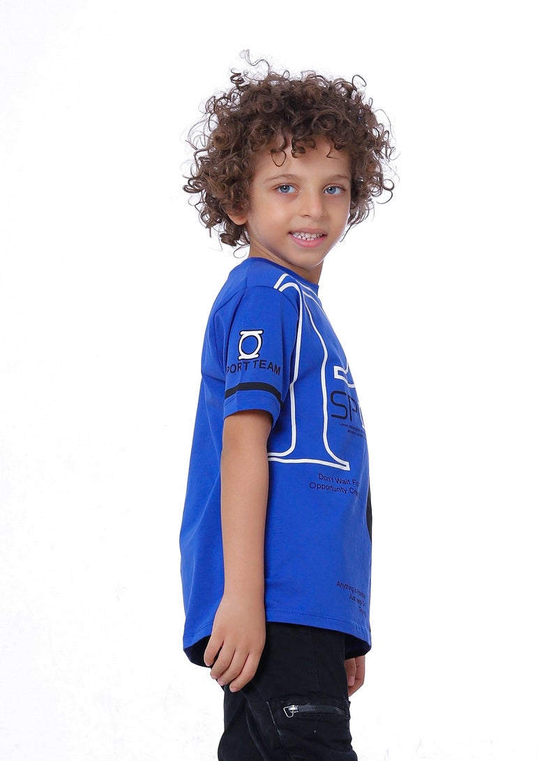 بيبو تيشيرت اولادى نصف كم مطبوع - Image 2