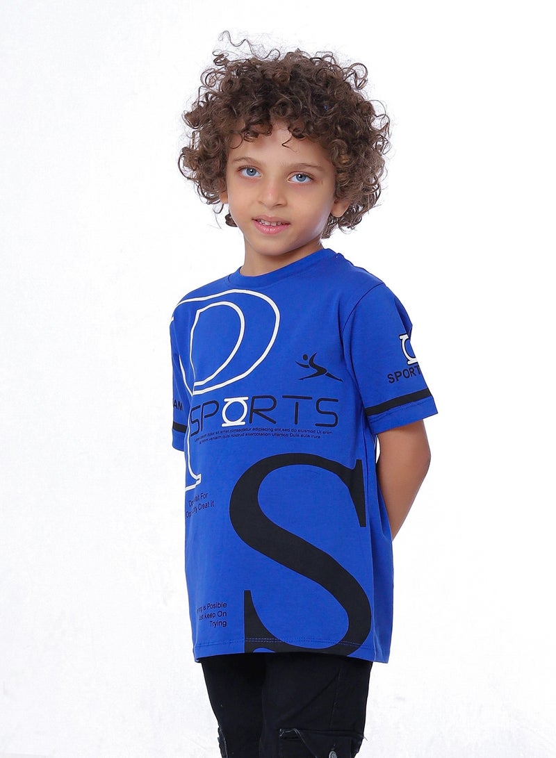 بيبو تيشيرت اولادى نصف كم مطبوع - Image 3