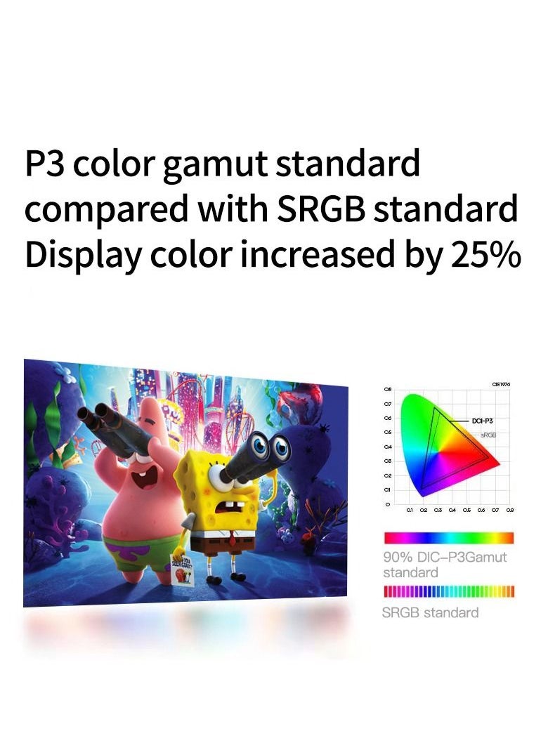 Umiio - Portable Projector 5G Android WiFi and Bluetooth Intelligent 50-150 Inches Screen Projection Higher Resolution Brightness - Image 1