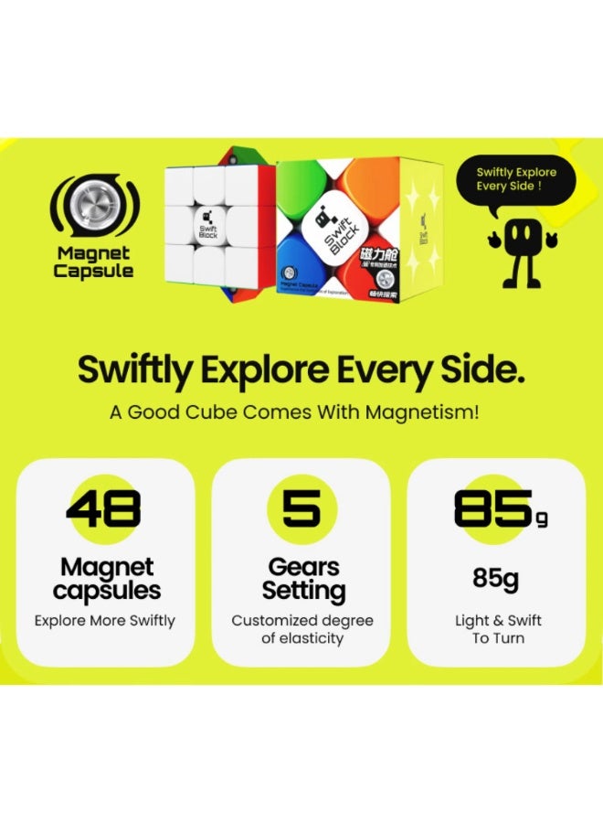 جانكيوب مكعب جان سويفت 355S المغناطيسي 3x3 سبيد كيوب - Image 3