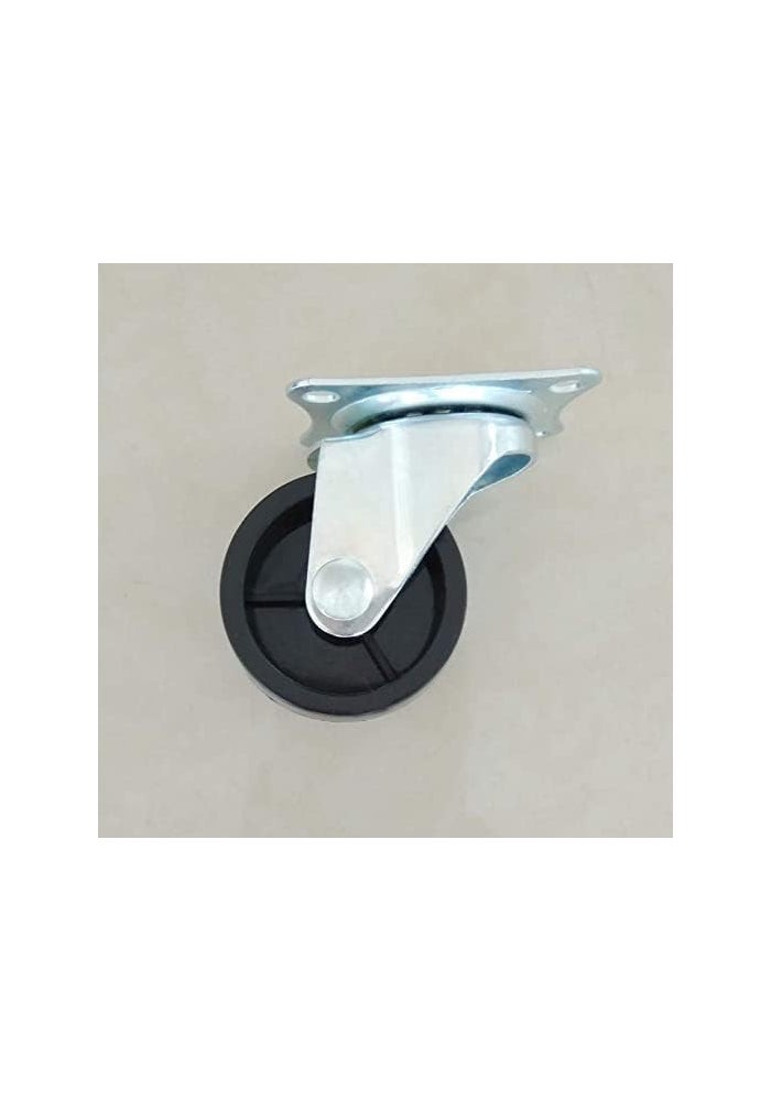 AQ AQSON AQSON 4 Pack of 40mm Rubber Swivel Caster Wheels without Brake for Furniture and Trolleys - Image 4