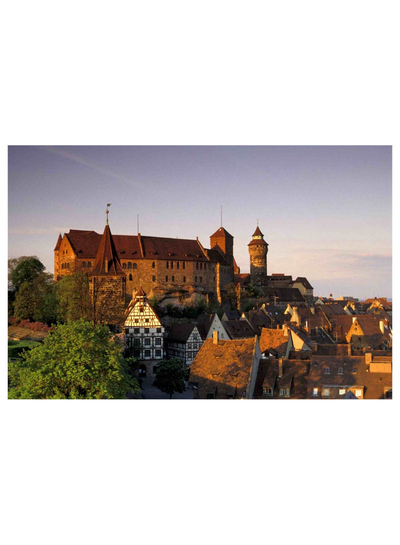 Anna 1000-Piece Colorful European Cityscape Puzzle - Image 1