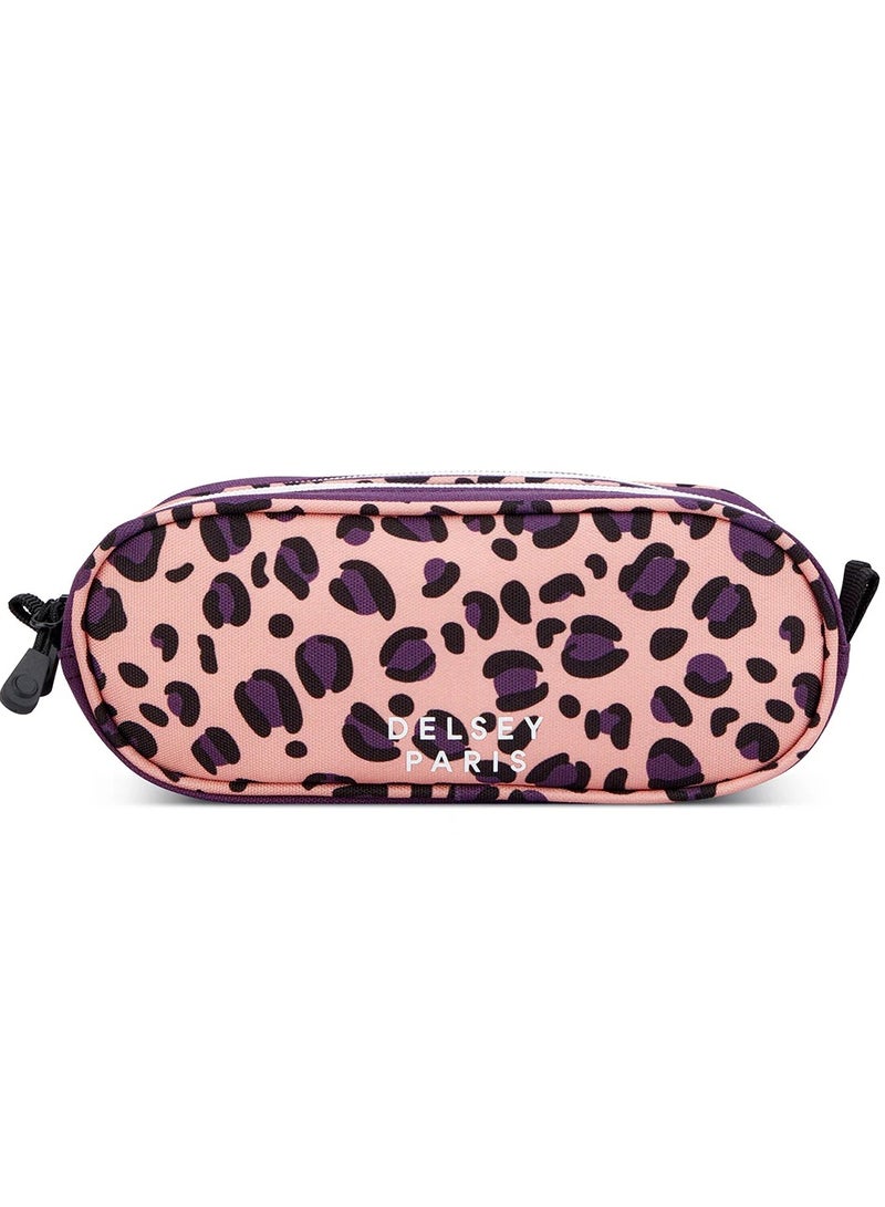 DELSEY Paris Back To School 2025 2-Compartment Pencil Case - Purple Printing - Image 1