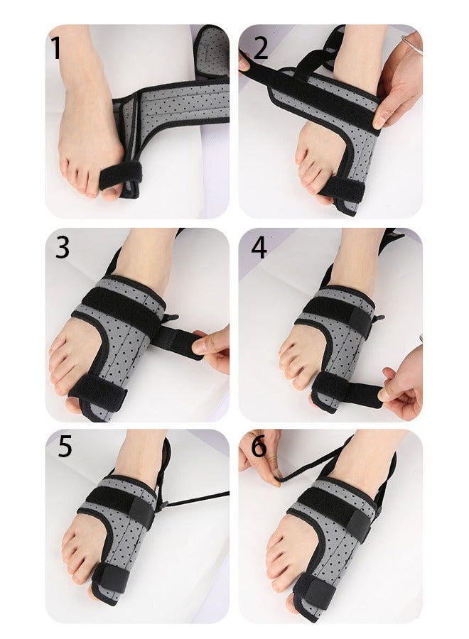 PYC Bunion Corrector Splint Orthopedic Big Toe Straightener Non-Surgical Hallux Valgus Correction Hammer Toe Straightener Corrector for Pain Relief Fits Men and Women - Image 4