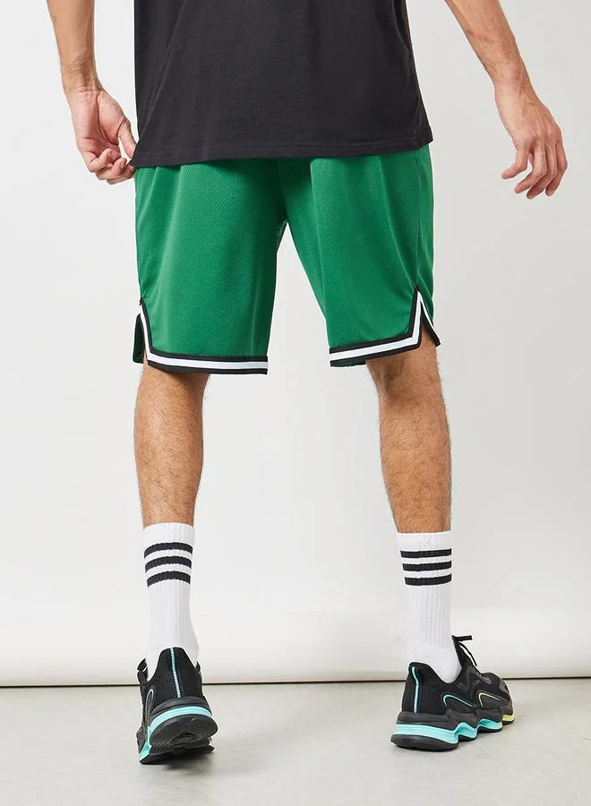 Styli Mesh Woven Oversized Basketball Shorts