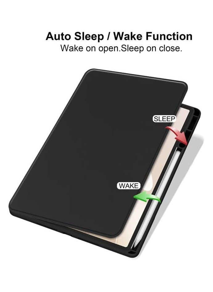 General Clear Back Case Compatible with Huawei MatePad 12X 12-inch (2024), 360 Degree Swivel Stand Flip Smart Tablet Cover Auto Sleep/Wake Case For MatePad 12X  - Image 2