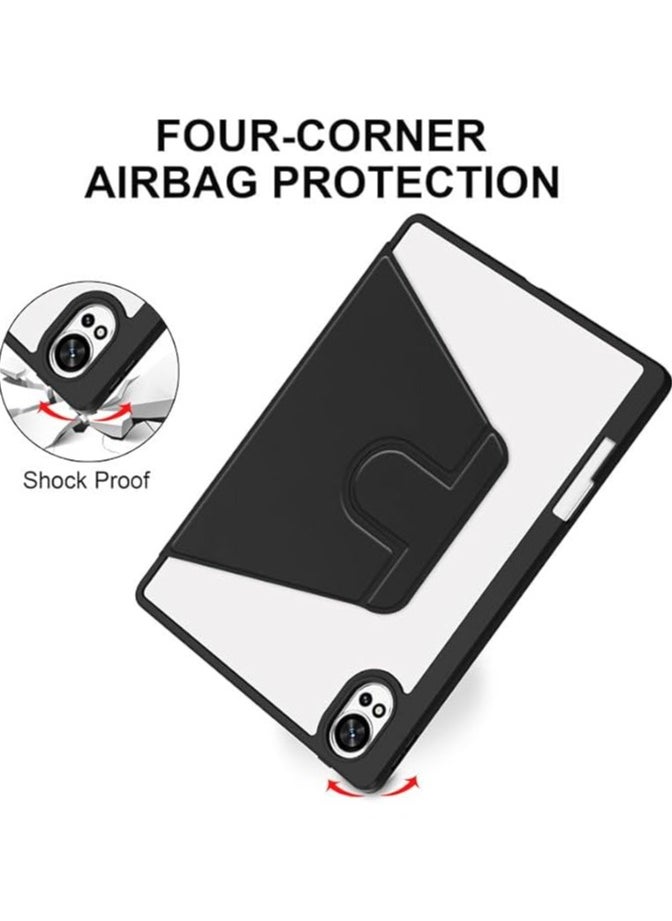 General Clear Back Case Compatible with Huawei MatePad 12X 12-inch (2024), 360 Degree Swivel Stand Flip Smart Tablet Cover Auto Sleep/Wake Case For MatePad 12X  - Image 5