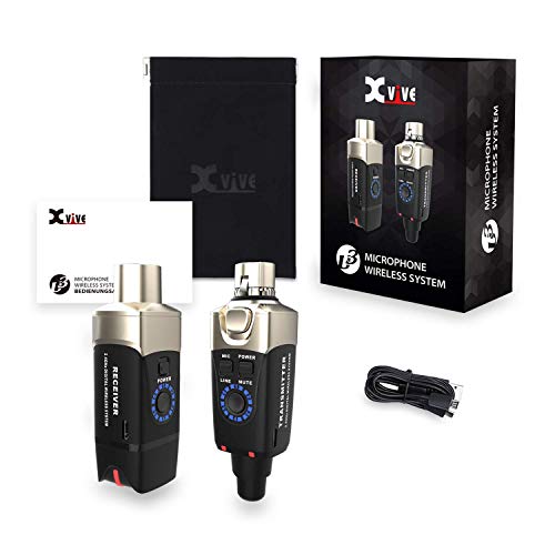Xvive U3 Wireless Microphone System 2.4GHz Wireless XLR Transmitter and Receiver for Dynamic Microphone, Audio Mixer, PA System - Image 2