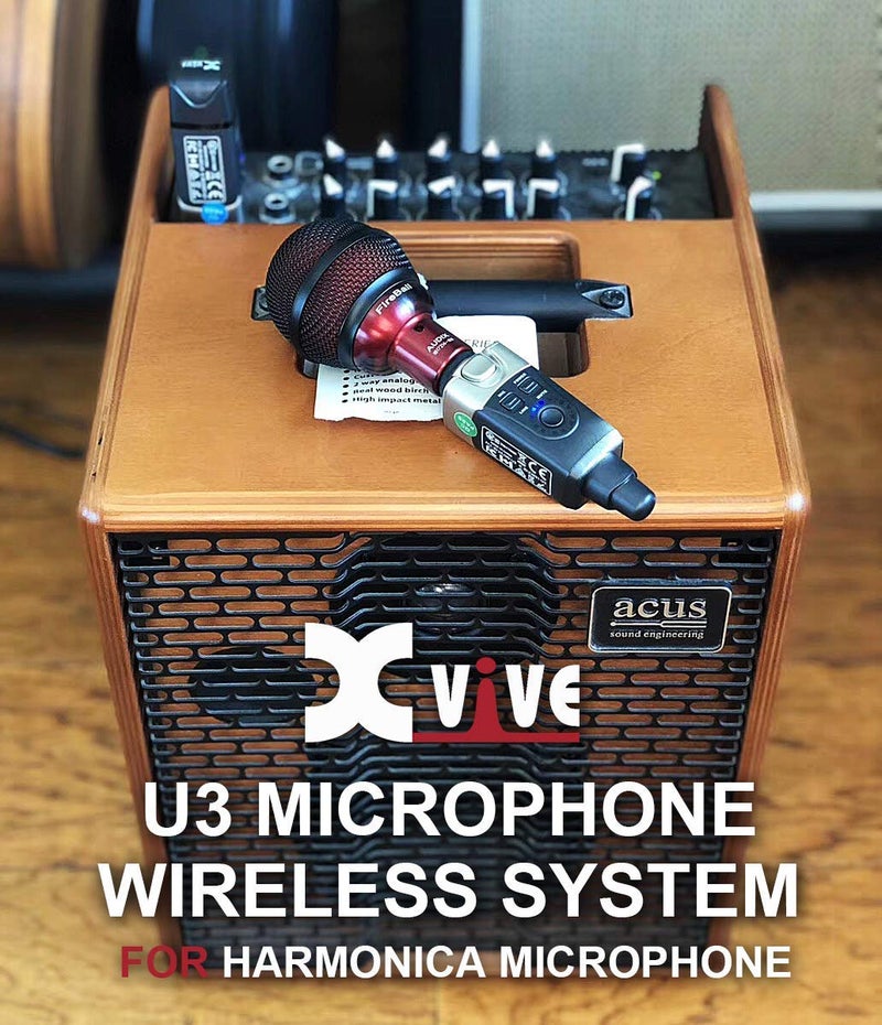 Xvive U3 Wireless Microphone System 2.4GHz Wireless XLR Transmitter and Receiver for Dynamic Microphone, Audio Mixer, PA System - Image 3