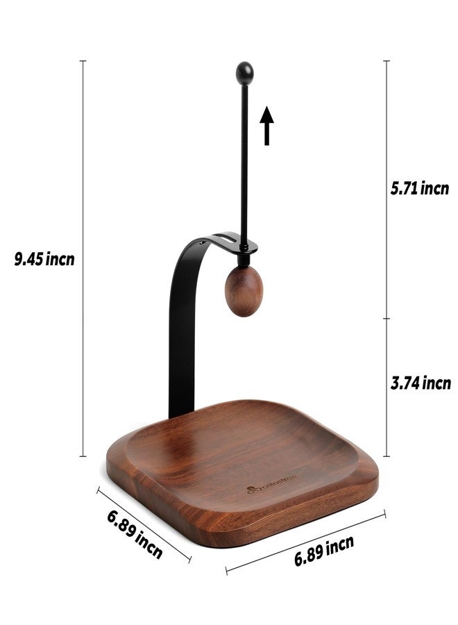 Celestree Napkin Holder for Table, Wood Napkin Holders for Paper Napkins, Cocktail Napkin Holder, Suitable for Kitchen, Restaurant, Bar, Office, Parties, Home Décor, Hotel, Cafe (Walnut Wood) - Image 5
