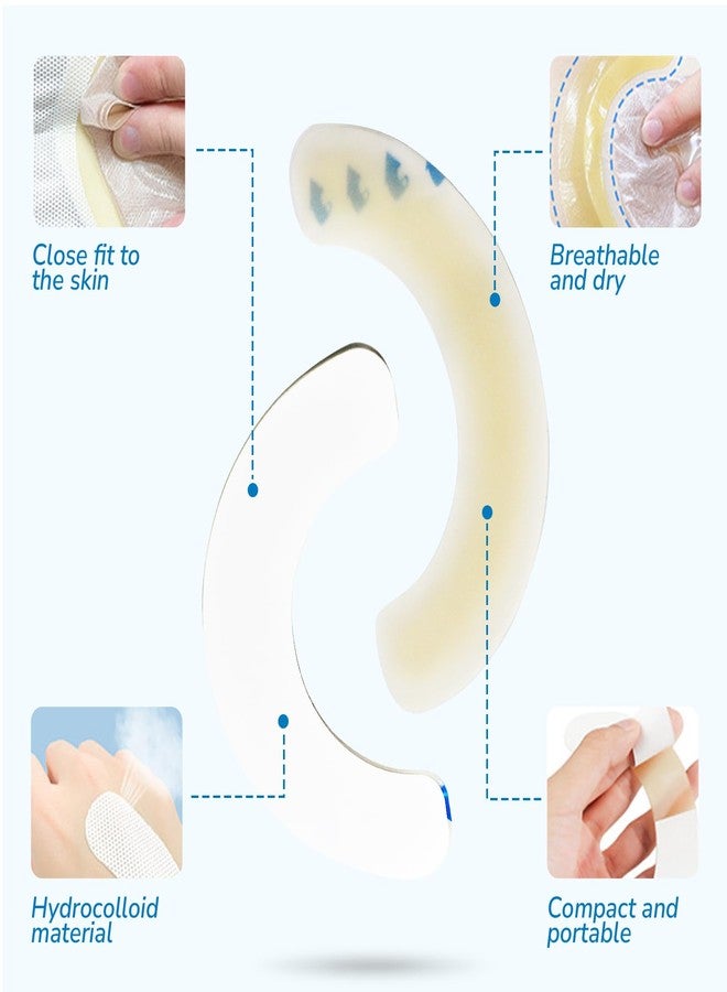 Heagimed 10 PCS Ostomy Barrier Strips, Ostomy Supplies, Skin Barrier Strip Elastic Ostomy Barrier Tape Hydrocolloid Extenders for Colostomy Bags - Image 3