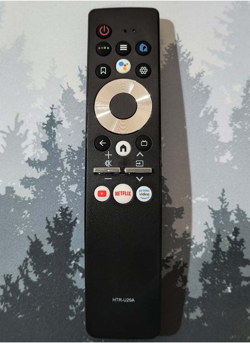 إيروريكس - جهاز تحكم عن بعد يعمل بالبلوتوث لتلفزيونات Haier HTR-U29A وLE Series LED HDTV مع تكامل Android TV - Image 1