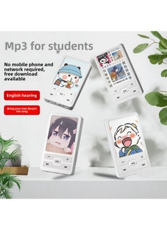 Generic Genuine Cartoon Mp3 Walkman Student Version Mp4 Portable Music Playback External Listening English Learning Small-Body Color:Kurome-Memory Capacity:4GB-heavy Bass Package  - Image 4